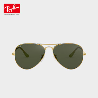 Ray-Ban 雷朋 RayBan雷朋太阳镜飞行员款男女款眼镜墨镜0RB3026