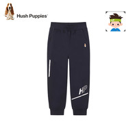 暇步士 童装儿童男大童2024春秋潮酷针织长裤舒适透气休闲百搭