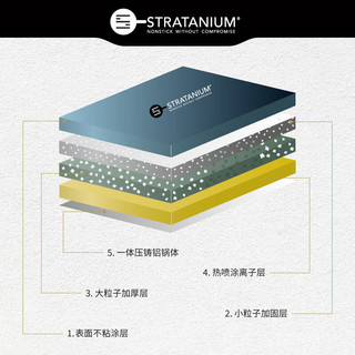 SCANPANClassic电磁炉适用系列平底煎锅不粘锅家用炒菜 24cm 含锅盖 套装