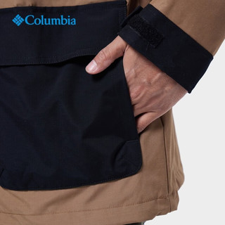 哥伦比亚 户外男子冲锋衣防水防风保暖连帽加厚外套XE1763 257