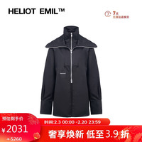 HELIOT EMIL 女士双领拉链外套  W05038C01 BLK01 黑色 40 送女友