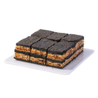 面包新语 甜品黑芝麻拿破仑蛋糕礼盒装6英寸(252g) 下午茶点心 休闲零食