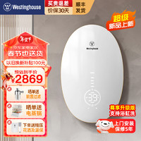 西屋（Westinghouse）即热式电热水器 电即热10000W速热无极变频智能恒温无胆免储水 水电分离小型超薄家用 DSKH100311