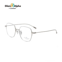 夏蒙（Charmant）眼镜框男女轻巧商务全框光学眼镜框可配近视眼镜GA38074 WP WP-银色