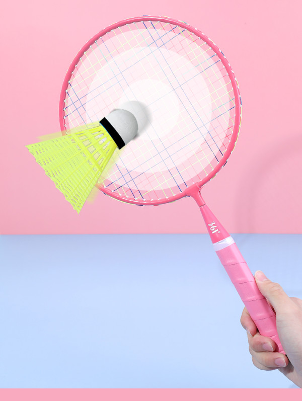 361°羽毛球具_361° 361度儿童羽毛球拍耐打小学生3-12岁玩具室内