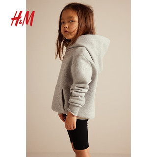 H&M2024春季童装简约修身打底舒适运动2件装单车短裤0599090 黑色 90/50