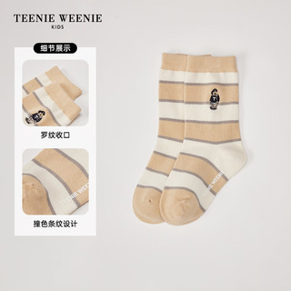 Teenie Weenie Kids小熊童装男女童条纹撞色运动短袜 撞色 S