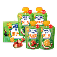 88VIP：Heinz 亨氏 婴儿无添加120g*14袋水果泥果汁泥宝宝辅食泥