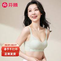 FENTENG 芬腾 无钢圈内衣文胸罩2024年小胸聚拢莫代尔无痕高弹收副乳不空杯内衣 浅绿 75B 34/75B