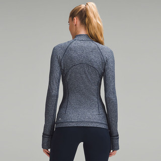 lululemon丨It's Rulu™ 女士跑步半拉链衫 LW3GOZS 深蓝色 8