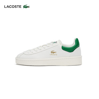 LACOSTE法国鳄鱼女鞋24春季新款潮流休闲板鞋运动鞋|47SFA0037 082/白色/绿色 3 /35.5
