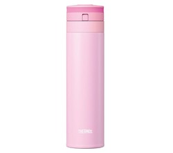 THERMOS 膳魔师 水杯 真空隔热便携式保温杯 一键开启式 450ml 珍珠粉