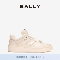 BALLY 巴利 24春夏女士白色皮革休闲运动鞋6306891 白色 38