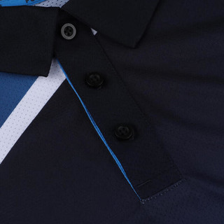 DECATHLON 迪卡侬 男式乒乓球运动-Polo衫羽毛球服藏蓝色L-4832912