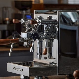 格米莱（GEMILAI）白鲸半自动咖啡机E61高性能家用意式奶茶店商用子母锅炉CRM3035 3035不锈钢