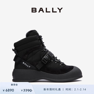 BALLY/巴利Winter Capsule男士黑色雪地靴6306339 黑色 40