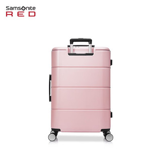 新秀丽（Samsonite）龙年拉杆箱 商务行李箱男女旅行箱 大容量登机箱密码箱TU 粉色 25英寸
