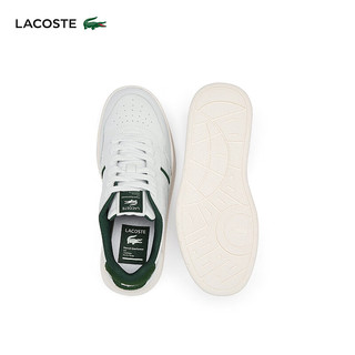 LACOSTE法国鳄鱼女鞋24春季轻便小白鞋运动休闲鞋|47SFA0035 082/白色/绿色 5 /38