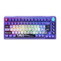 MACHENIKE 机械师 K600T 三模机械键盘 82键 滕紫轴 白泽紫