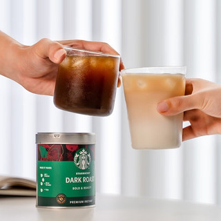 星巴克（Starbucks） 黑咖啡0蔗糖低脂精品速溶咖啡特选研磨中度烘焙深度烘焙特享 【40杯】深度烘焙