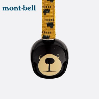 mont·bell熊铃户外背包手机小铃铛挂件配饰 1124802 黑色