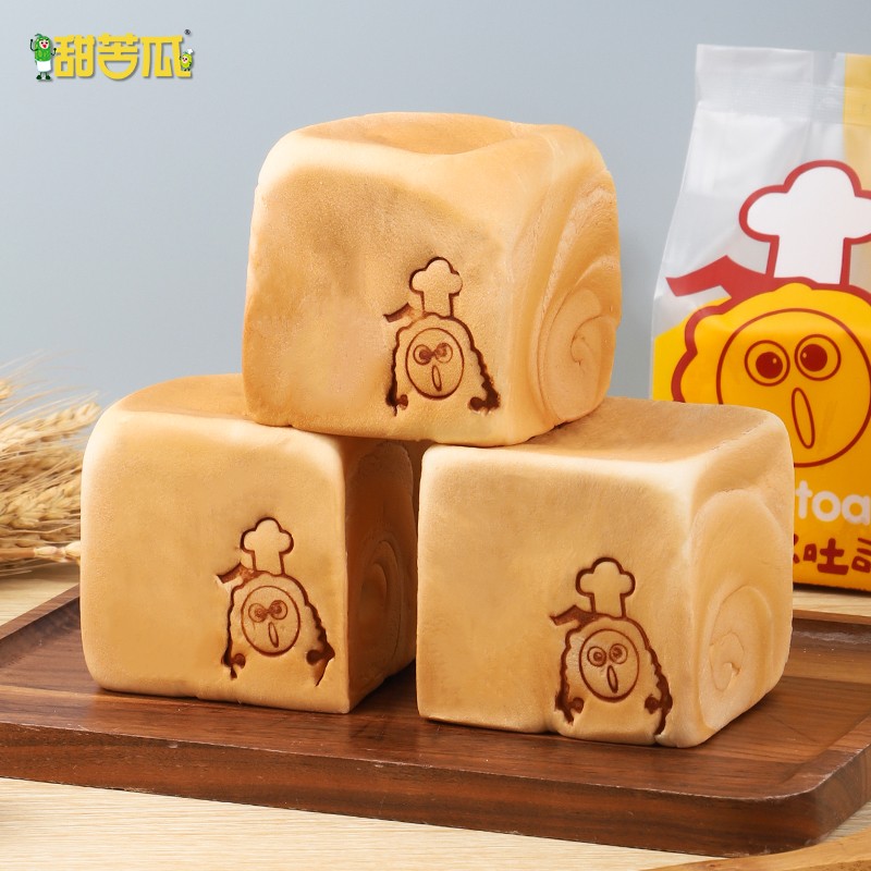 甜苦瓜 整箱【3-6个装】纯奶手撕面包夹心吐司营养早餐零食面包 4个口味手撕面包