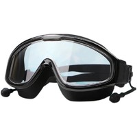 泳镜防水防雾高清大框透明潜水镜专业男女士近视款游泳眼镜带耳塞