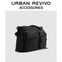 URBAN REVIVO 2023秋冬新款男士通勤百搭充棉多袋斜挎包UAMB30055