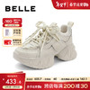 BeLLE 百丽 运动老爹鞋女2024春季厚底百搭网面休闲鞋B1809AM4 米色 36