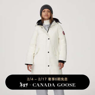 加拿大鹅（Canada Goose）【】 Brittania 青少年派克大衣大鹅羽绒服 4556Y 433 北辰白 L