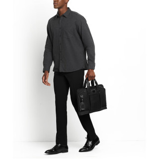 TUMI Alpha Bravo系列男士手提公文包电脑包 碳黑色 0232790CH 15英寸