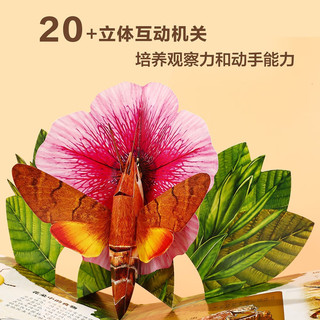 乐乐趣科普立体书：奇趣昆虫+神奇植物（套装2册）幼儿认知百科3D立体书