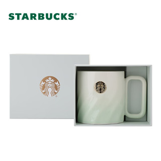 星巴克（Starbucks）杯子 薄荷绿款马克杯  高颜值 男女生咖啡水杯 男女  马克杯400ml