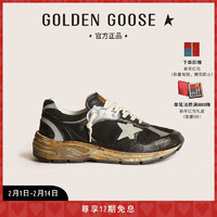 GOLDEN GOOSE 男鞋 Dad-Star 复古脏脏鞋休闲系带老爹鞋 黑色 41码255mm