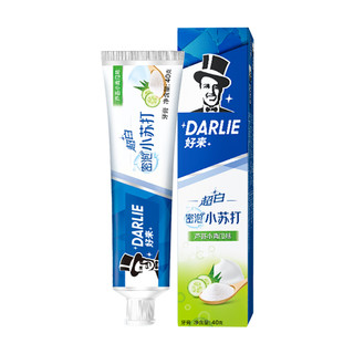 DARLIE 好来 原黑人密泡小苏打青瓜牙膏去渍亮白清新口气40g*5