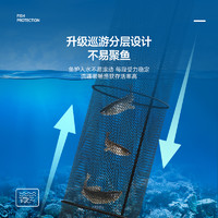 雷臣2023鱼护野钓黑坑便携式双层加厚网兜多功能小型渔护