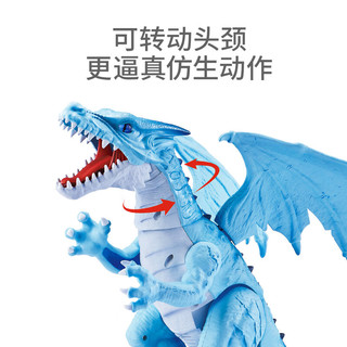 ZURU 乐波恐龙套装冰龙迅猛龙儿童仿真动物模型恐龙世界生日礼物