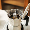 KAWASIMAYA 川岛屋 双阀摩卡壶煮咖啡器具咖啡机意式浓缩萃取壶手冲咖啡壶套装 黑色双阀摩卡壶(2杯份)