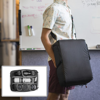 巅峰设计Peak Design Camera Cube微单反相机双肩摄影背包大容量内胆包 适Travel Backpack 45L 65L 35L 30L