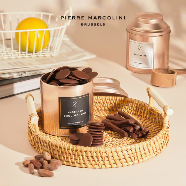 PIERRE MARCOLINI PM比利时巧克力小金罐榛果坚果喜糖新年礼盒