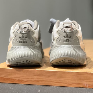 adidas 阿迪达斯 「泡鞋」HI-TAIL经典复古运动鞋男女阿迪达斯官方三叶草 米色/橄榄绿/灰 36