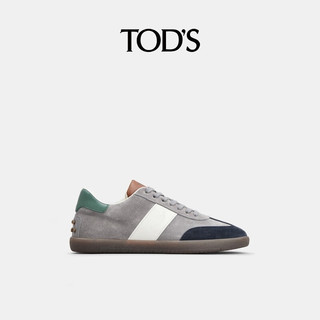 TOD'S 托德斯 TABS运动鞋系列 男士低帮休闲鞋 XXM68C0GC50TG7 灰/藏青/白色 43.5