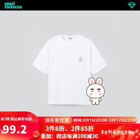 SPAO&SHINee联名夏季女士圆领卡通刺绣时尚休闲短袖T恤SPRLD49U01 ONEW 165/88A/S