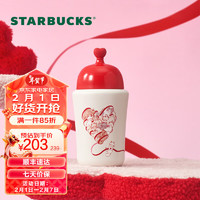 星巴克（Starbucks）杯子 星动系列 红色可爱大容量不锈钢便携随行保温杯 男女 可爱造型保温杯 290ml