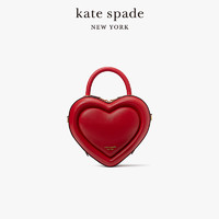 Kate Spade ks pitter patter 3d爱心皮革斜挎包女