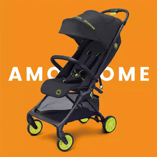 AMORHOME遛娃可坐可躺轻便折叠婴儿推车0-3岁 碳纤维儿童推车 碳纤维遛娃车