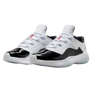 JordanAir Jordan 11 CMFT Low 防滑耐磨 低帮 复古篮球鞋 女款 白黑 白黑 35.5