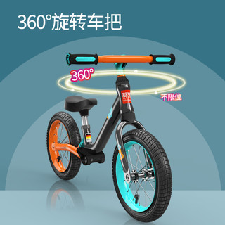 荟智（Huizhi）平衡车儿童无脚踏避震自行车滑步车2-6岁男女孩宝宝学步车HP1208 黑黄-M105