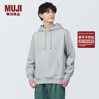 无印良品（MUJI）男式  毛圈棉 套头卫衣 男士男生 春季   AB1LUA4S 灰色 L(175/100A)