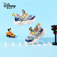 Disney 迪士尼 童鞋儿童发光鞋春秋2023毛毛虫童鞋子软底男童运动鞋潮